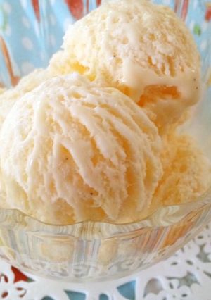 バニラ✿アイスクリーム～基本～-レシピのメイン写真