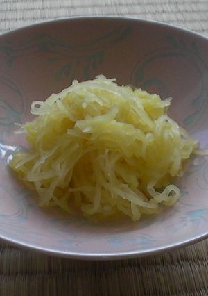 そうめんカボチャ;おやつにもなるサラダ。-レシピのメイン写真