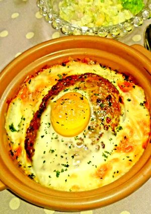 ズボラで!!焼きロコモコ丼-レシピのメイン写真
