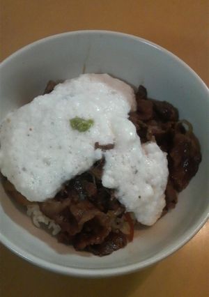 牛とろ丼-レシピのメイン写真