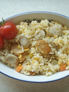 お魚ソーセージ入り炒飯-レシピのメイン写真