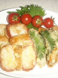 お魚ソーセージの大葉揚げ-レシピのメイン写真