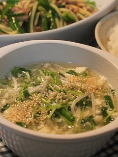シャキッと野菜のスタミナスープ!-レシピのメイン写真