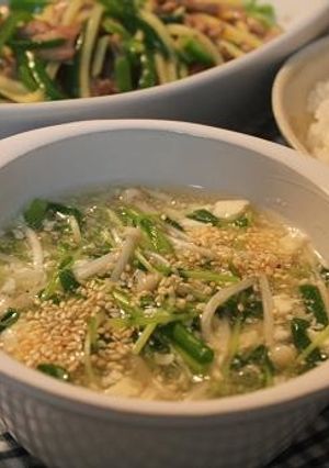 シャキッと野菜のスタミナスープ！-レシピのメイン写真