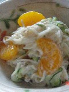 そうめんサラダ-レシピのメイン写真