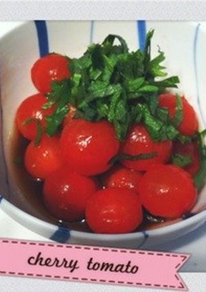 トマトと大葉のさっぱりポン酢-レシピのメイン写真