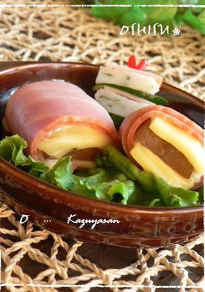 甘辛こんにゃくのチーズサンド♪ベーコン巻-レシピのメイン写真
