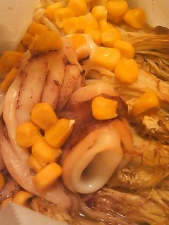 イカとコーンとえのきだけのバター醤油焼き-レシピのメイン写真