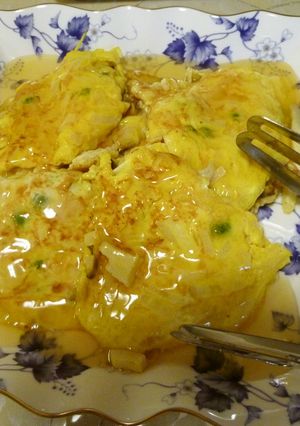 帆立缶で本格中華・フーヨーハイ風玉子焼-レシピのメイン写真