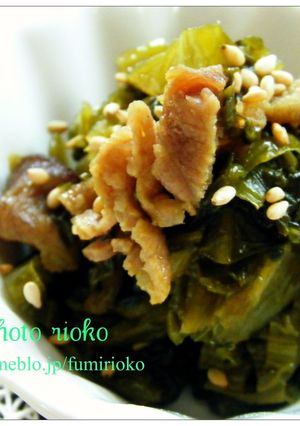 *万能！豚肉と高菜の炒め物*-レシピのメイン写真