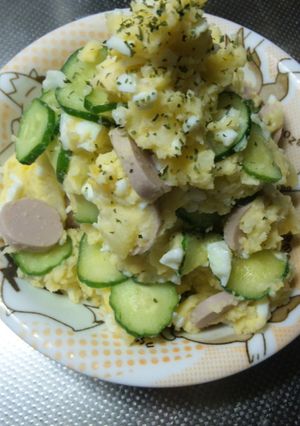 【簡単】一人暮らしのポテトサラダ-レシピのメイン写真