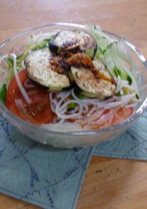 焼き茄子サラダソーメン-レシピのメイン写真
