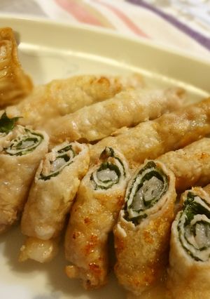梅肉&大葉IN☆豚肉巻き揚げ-レシピのメイン写真