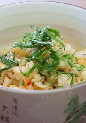 干しエビとしらすのキムチ混ぜご飯-レシピのメイン写真