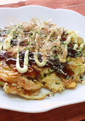 お好み焼き風キムチの卵焼き-レシピのメイン写真