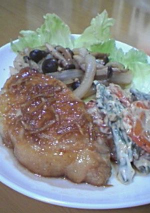タレが自慢です♪豚の生姜焼きステーキ☆-レシピのメイン写真