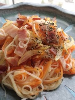素麺 DE 焼きビーフン風-レシピのメイン写真