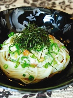 体調不良に♪なめことオクラのとろろうどん-レシピのメイン写真