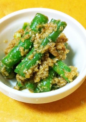 ★超簡単シリーズ③インゲンの胡麻和え★*-レシピのメイン写真