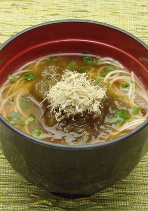 余ったそうめんで!とろろ昆布にゅうめん-レシピのメイン写真