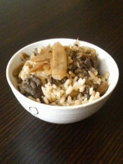 牛肉とごぼうのご飯-レシピのメイン写真