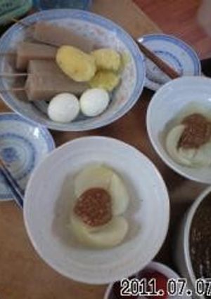 冷し玉ねぎくるみ味噌田楽-レシピのメイン写真