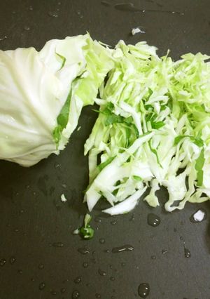 ＊すぐ出来！大葉inキャベツの早切り方＊-レシピのメイン写真