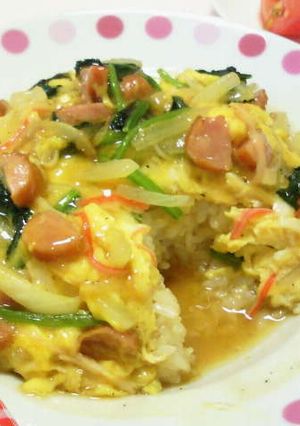 簡単！野菜あんかけ丼-レシピのメイン写真