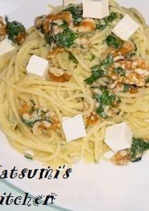 胡桃とチーズのバジルクリーム✿冷製パスタ-レシピのメイン写真