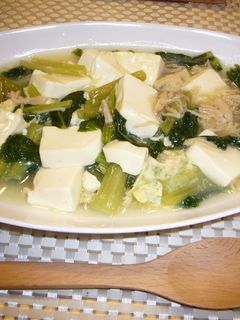 豆腐と小松菜の中華風煮込み-レシピのメイン写真