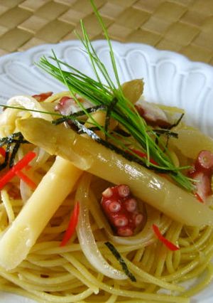 タコの柚子こしょうパスタ-レシピのメイン写真