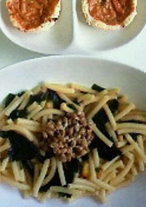 納豆パスタ-レシピのメイン写真