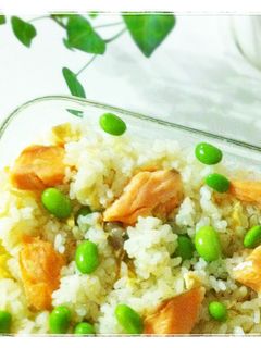 鮭と枝豆の炊き込みごはん-レシピのメイン写真
