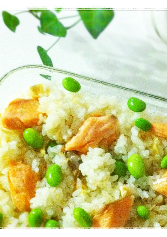 鮭と枝豆の炊き込みごはん-レシピのメイン写真