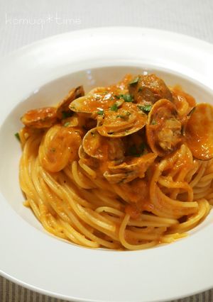 あさりのトマトクリームパスタ-レシピのメイン写真