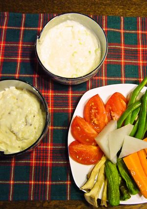 野菜のホワイトソースフォンデュ-レシピのメイン写真