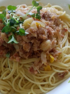 お手軽☆じゃがいも&鮭フレークのパスタ-レシピのメイン写真
