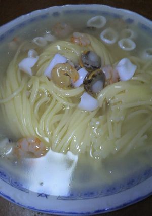 ゆで時間で完成 簡単 中華風スープパスタ-レシピのメイン写真