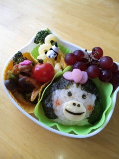 キャラ弁!簡単!ももかっぱちゃん-レシピのメイン写真