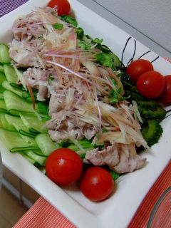 簡単!夏の具だくさん、冷しゃぶ☆-レシピのメイン写真