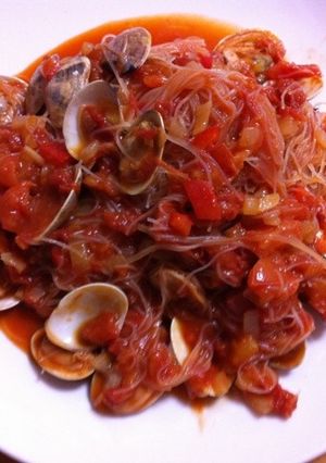 麺が伸びない　トマトとアサリのパスタ-レシピのメイン写真