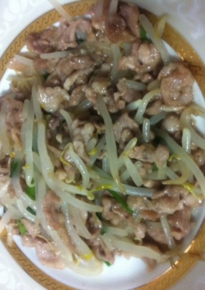 豚こまともやしの中華炒め-レシピのメイン写真