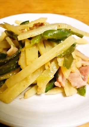 ピーマンポテトの洋風きんぴら♪-レシピのメイン写真