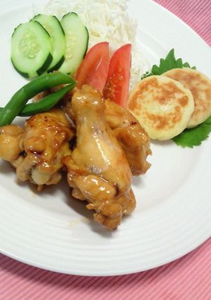 ＊手羽元の照焼き･ガーリック風味＊-レシピのメイン写真