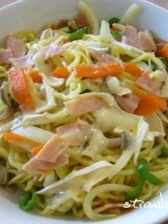 カマンベール入り塩焼きそば!-レシピのメイン写真