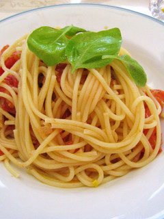 隠し味で…フレッシュトマトの冷製パスタ!-レシピのメイン写真