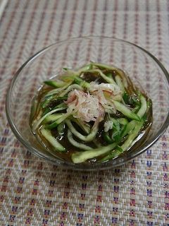 簡単☆きゅうりもずく酢-レシピのメイン写真