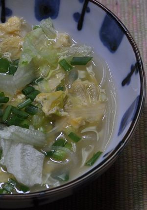 レタスと春雨スープ-レシピのメイン写真