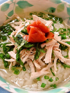 蒸し鶏の冷たいお茶漬け-レシピのメイン写真