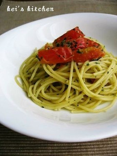 バジルとトマトのパスタ-レシピのメイン写真
